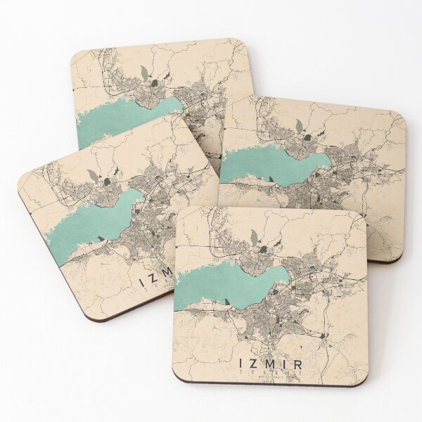 Item preview, Izmir City Map of Turkey - Vintage designed and sold by deMAP.