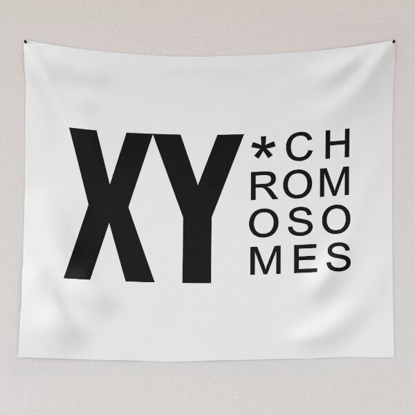 Item preview, XY CHROMOSOMES BLACK designed and sold by dedesuperman.