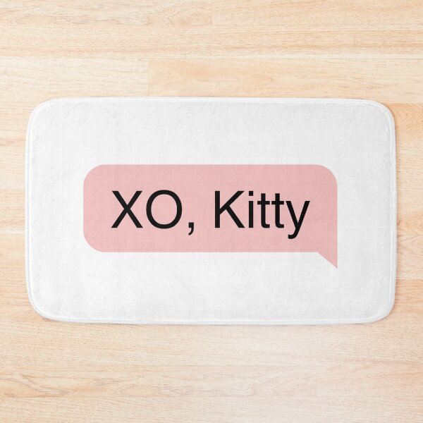 Item preview, XO Kitty Netflix pink text message bubble designed and sold by rosyink.