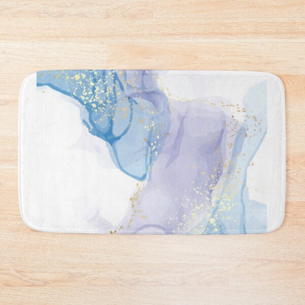 Item preview, Marble blue watercolor pattern, deep sea color design. Creative gold turquoise alcohol ink spalsh. designed and sold by MTShoppingLine.