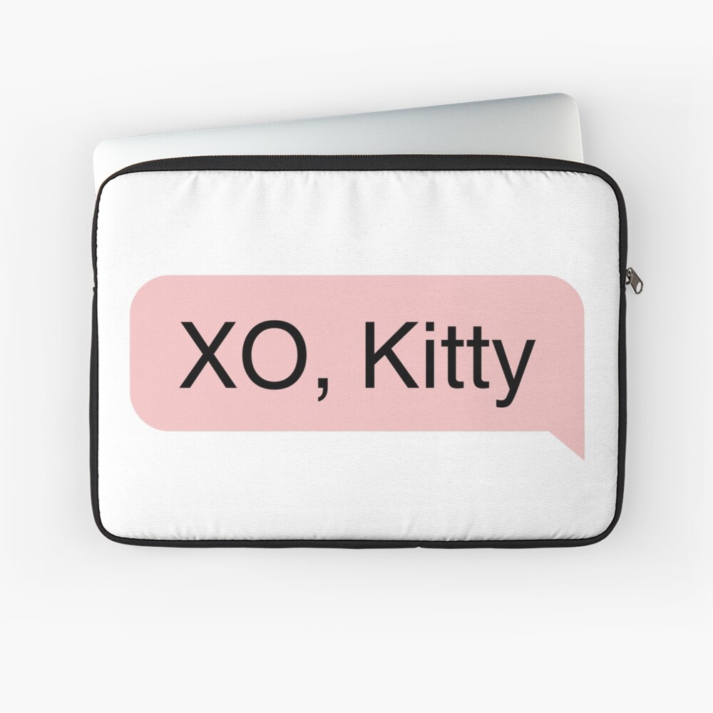 XO Kitty Netflix pink text message bubble