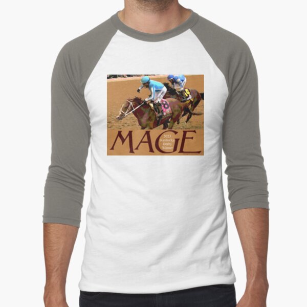 Mage: Kentucky Derby Baseball ¾ Sleeve T-Shirt