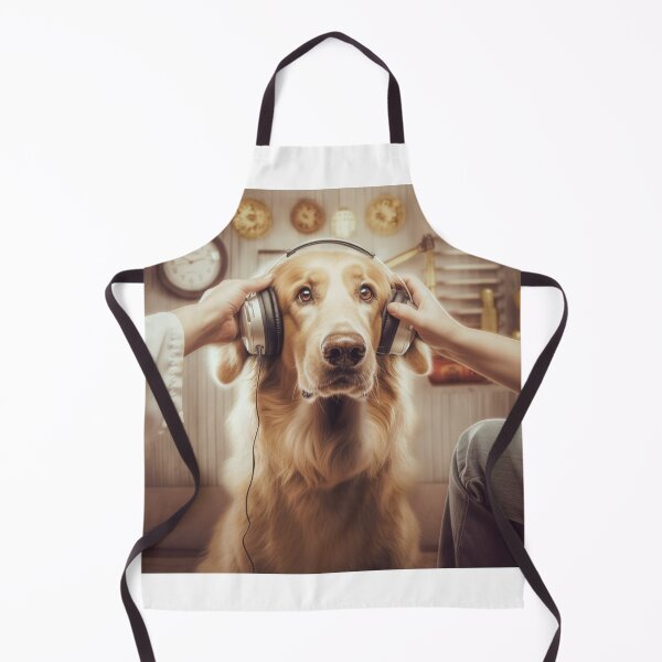 Item preview, Golden Retriever Gets a Hearing Test designed and sold by Hear4theEars.