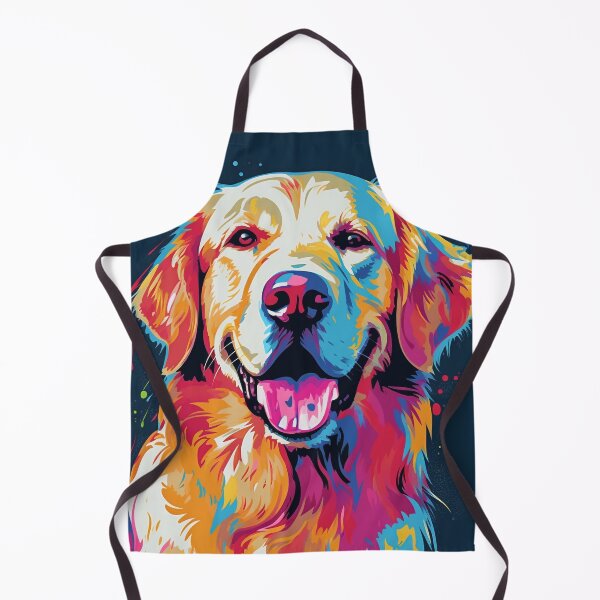 Item preview, Golden retriever pop art designed and sold by hhh-art.