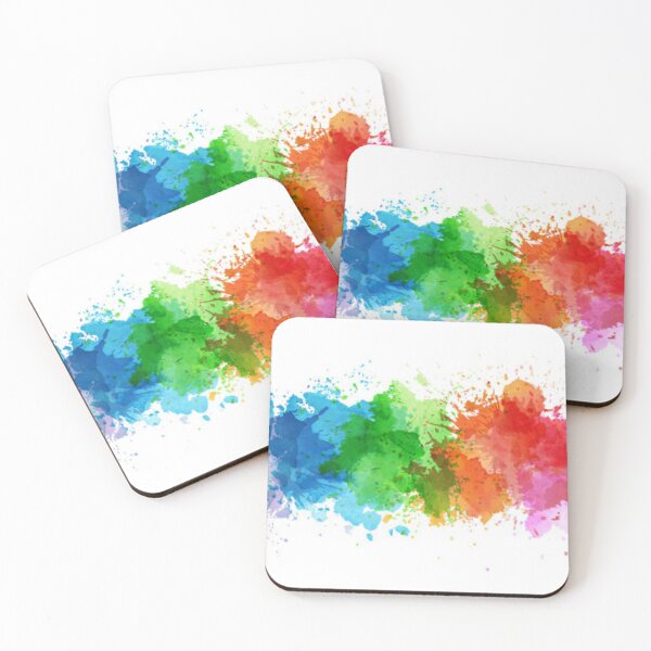 Item preview, Colorful watercolor splashes  designed and sold by MTShoppingLine.