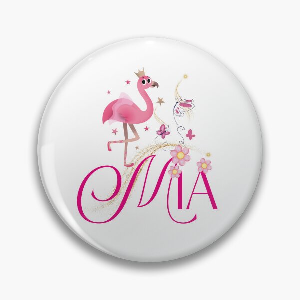 Item preview, flamingo personalized t-shirt, hi my name is Mia. designed and sold by maamonshe.