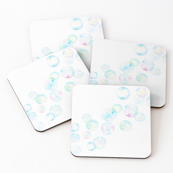 Item preview, Soap bubbles background painted by watercolor designed and sold by MTShoppingLine.