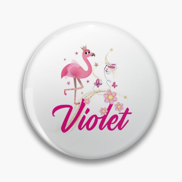 Item preview, flamingo personalized t-shirt, hi my name is Violet. designed and sold by maamonshe.