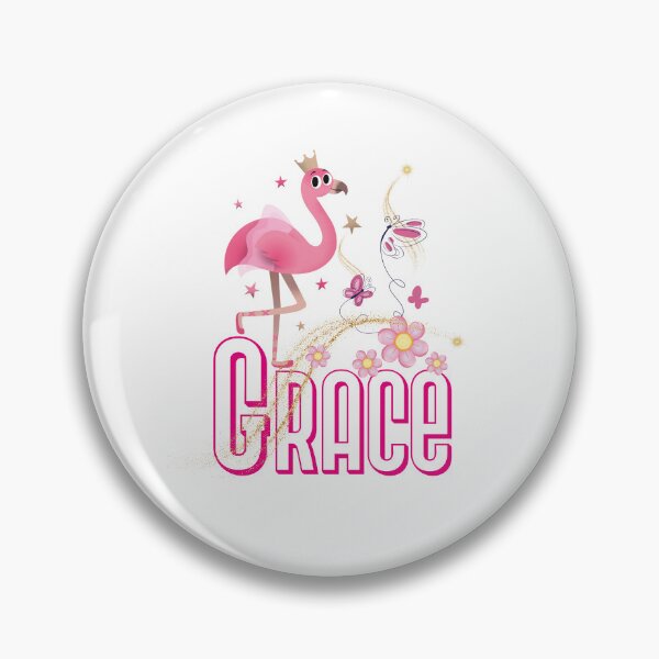 Item preview, flamingo personalized t-shirt, hi my name is Grace. designed and sold by maamonshe.