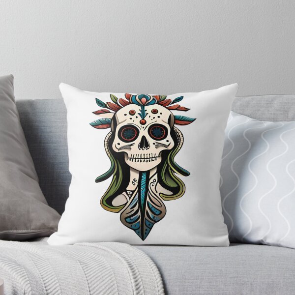 Item preview, Floral Skull designed and sold by dititipi.
