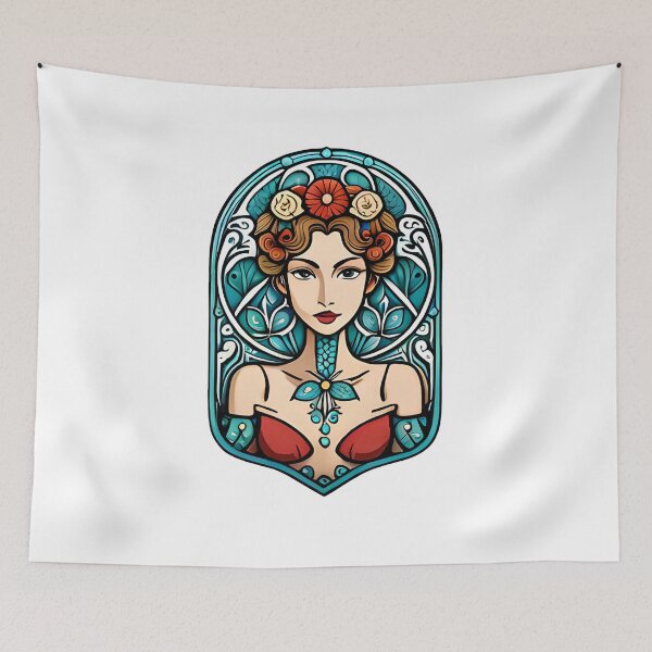 Item preview, Garden of Bones art noveu designed and sold by dititipi.
