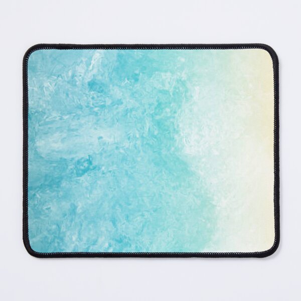 Item preview, Abstract Beach Sea Summer Grunge Background Wave Sand Pastel Crayon Drawing Stroking Brushing Bleached Teal Blue Yellow Pattern Oil Watercolor Paint Marble Stucco Concrete Texture designed and sold by MTShoppingLine.