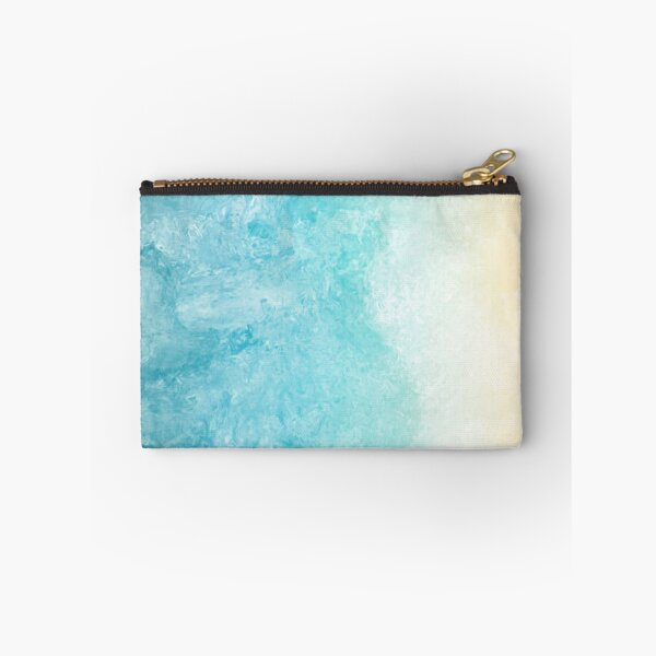 Item preview, Abstract Beach Sea Summer Grunge Background Wave Sand Pastel Crayon Drawing Stroking Brushing Bleached Teal Blue Yellow Pattern Oil Watercolor Paint Marble Stucco Concrete Texture designed and sold by MTShoppingLine.