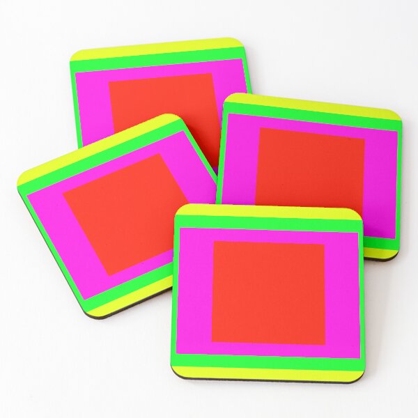 Item preview, Orange Square in Rectangles  designed and sold by GEOMETRIC ART   .