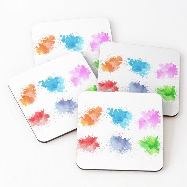 Item preview, Colorful watercolor splashes designed and sold by MTShoppingLine.
