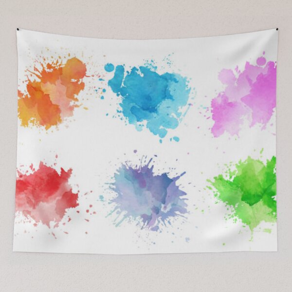 Item preview, Colorful watercolor splashes designed and sold by MTShoppingLine.