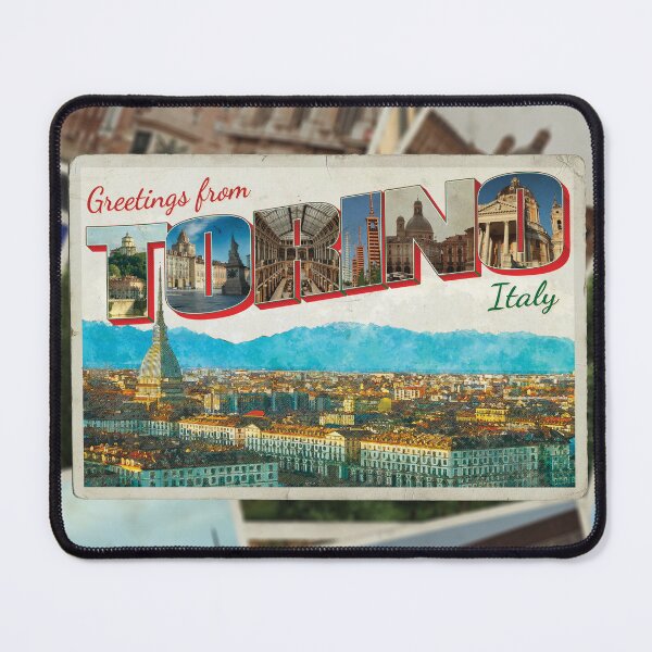 Item preview, Greetings from Torino in Italy Vintage style retro souvenir designed and sold by DeveloperProp0.