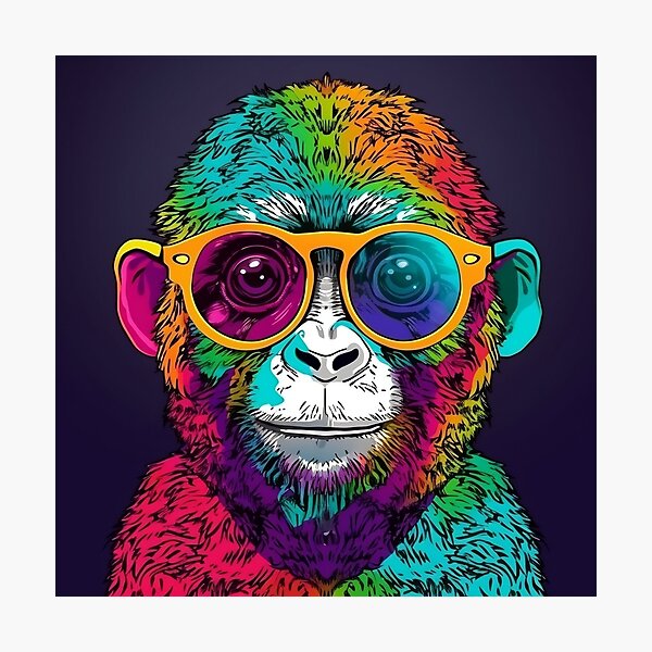 Monkey Posters Online - Shop Unique Metal Prints, Pictures, Paintings