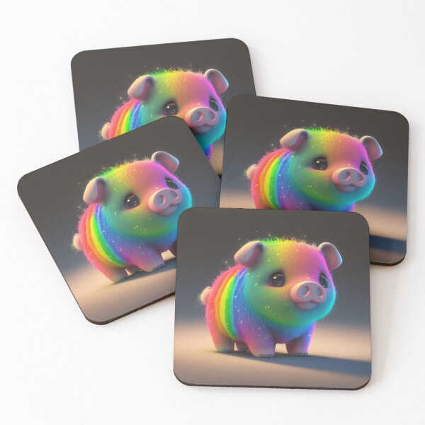 Item preview, Cute and colorful piggy designed and sold by aiphotosart.