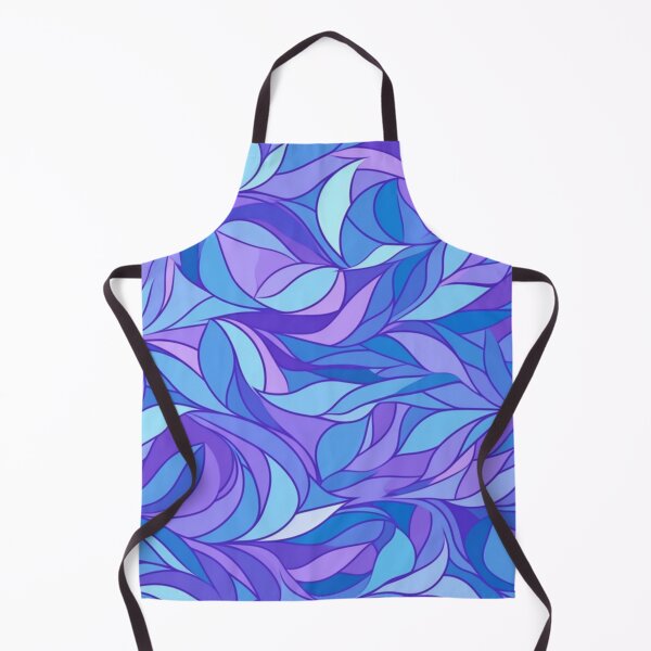 Item preview, Blue and Purple Abstract Leaves designed and sold by UlDesigns.