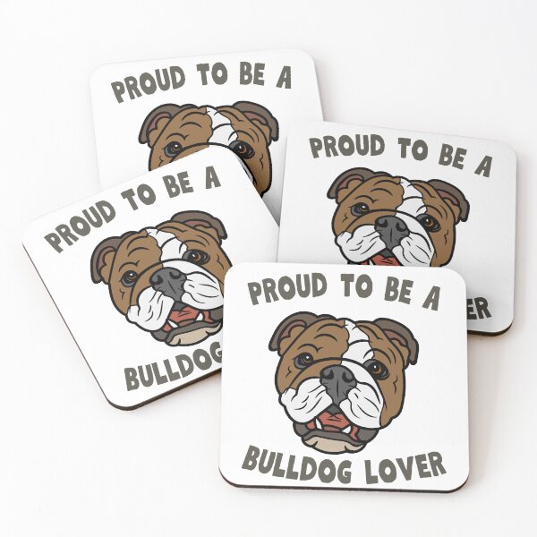 Item preview, proud to be a bulldog lover designed and sold by ChromaHeaven.
