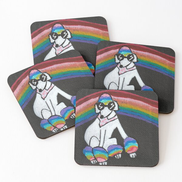 Item preview, Rainbow Poodle designed and sold by Magicpoodleland.