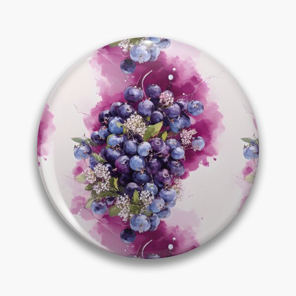 Item preview, Cute Abtract Blueberry Pattern Water Color Pattern designed and sold by Infinitelypink.