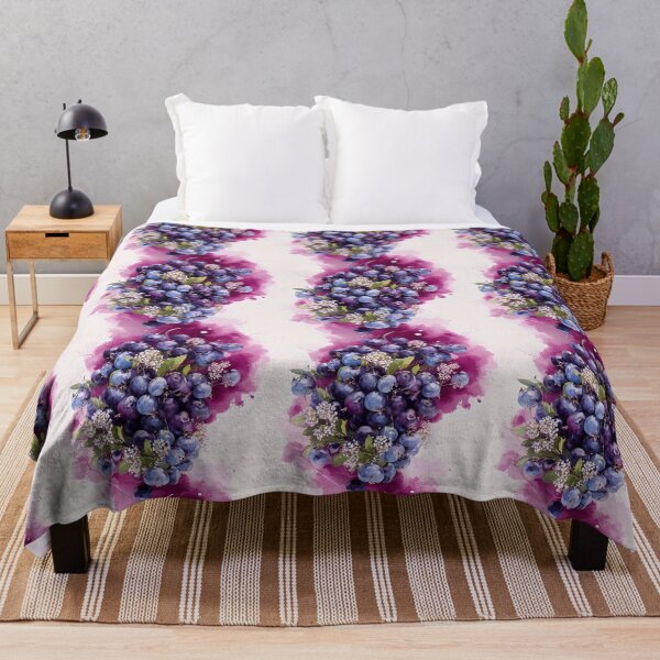 Item preview, Cute Abtract Blueberry Pattern Water Color Pattern designed and sold by Infinitelypink.