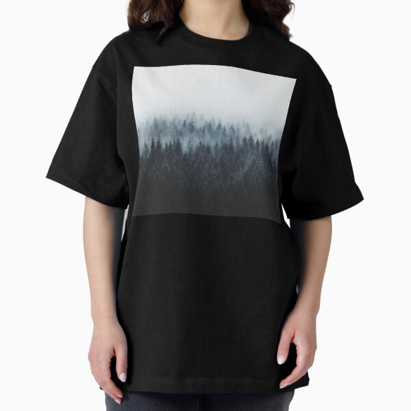 Item preview, High And Low // Dark Romantasy Moody Wilderness Dream Forest With Cascadia Trees Covered In Fog designed and sold by Tordis Kayma.