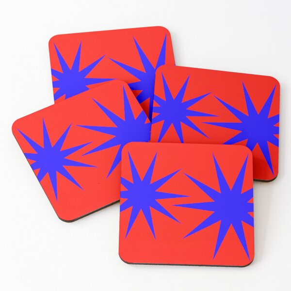Artikelvorschau, Pair of Blue Stars entworfen und verkauft von GEOMETRIC ART .
