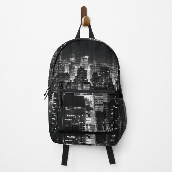 Item preview, Monochrome Metropolis: Cityscape Night Photography Urban Art designed and sold by DigiNook.