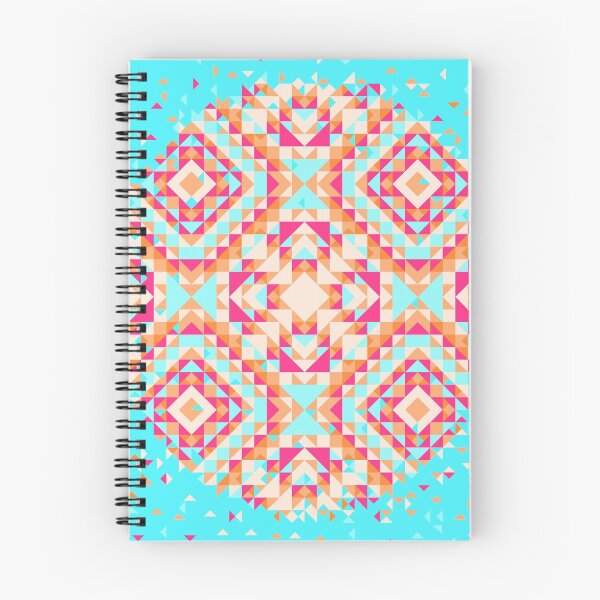 Item preview, Abstract ornament in ethnic style. Turquoise background, geometric elements. designed and sold by Skaska.