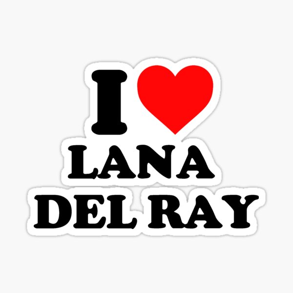 Lana Del Rey ID Sticker Small – Dream Girls World