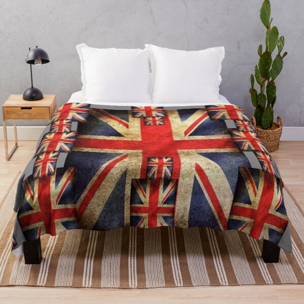 Artikelvorschau, SCHMUTZIGE BRITISCHE FLAGGENMUSTER GRAUE KUNST entworfen und verkauft von sharlesart.