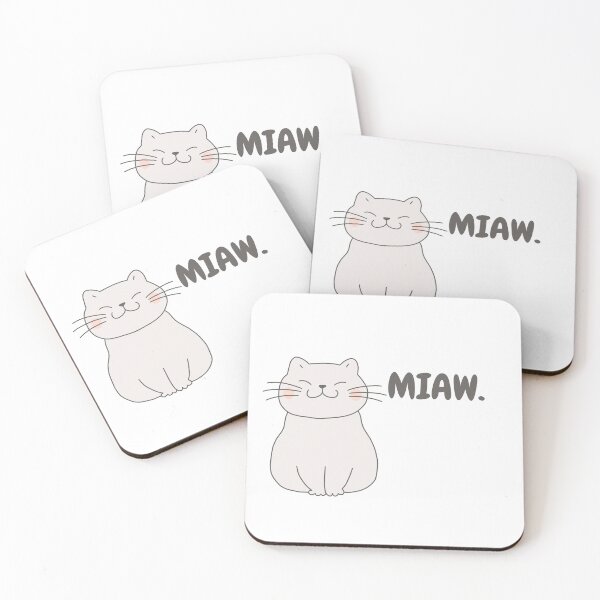 Aperçu de l'œuvre chat miaou simple créée et vendue par ChromaHeaven.