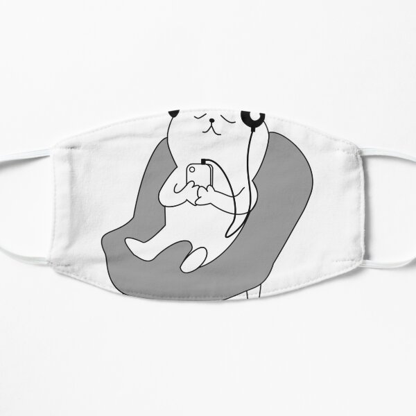 Music Relax Headphone Flat Mask