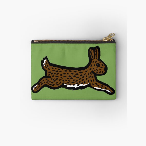 Item preview, Rabbit - Green Background designed and sold by ZLilLinoPrints.
