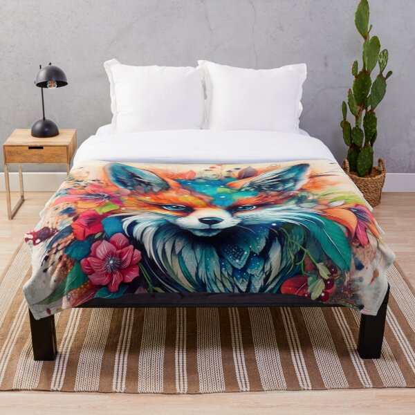 Item preview, Intricate fox with alcohol ink designed and sold by idolizeyou.