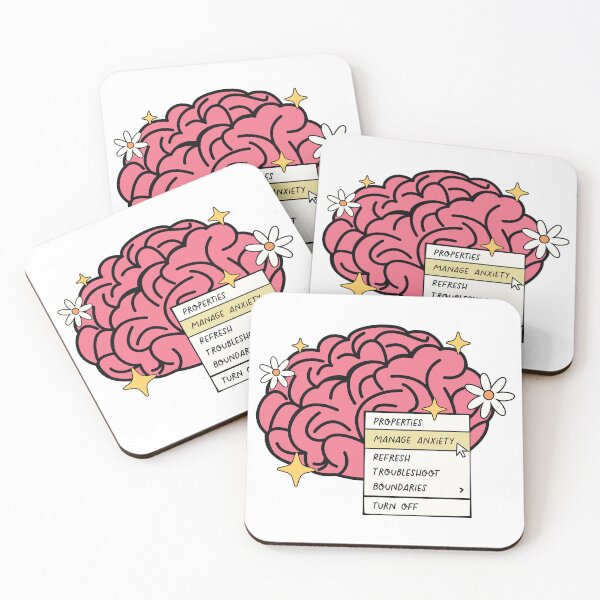 Item preview, Anxiety Management Brain designed and sold by printify.