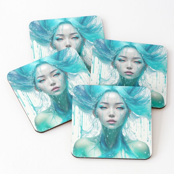 Item preview, Turquoise Water Girl 3 designed and sold by joejiing.
