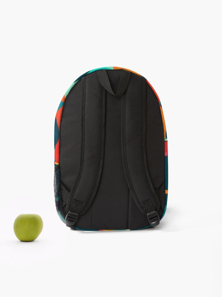 Thumbnail 2 of 3, Backpack, Multicolored Repeating Pattern designed and sold by UlDesigns.