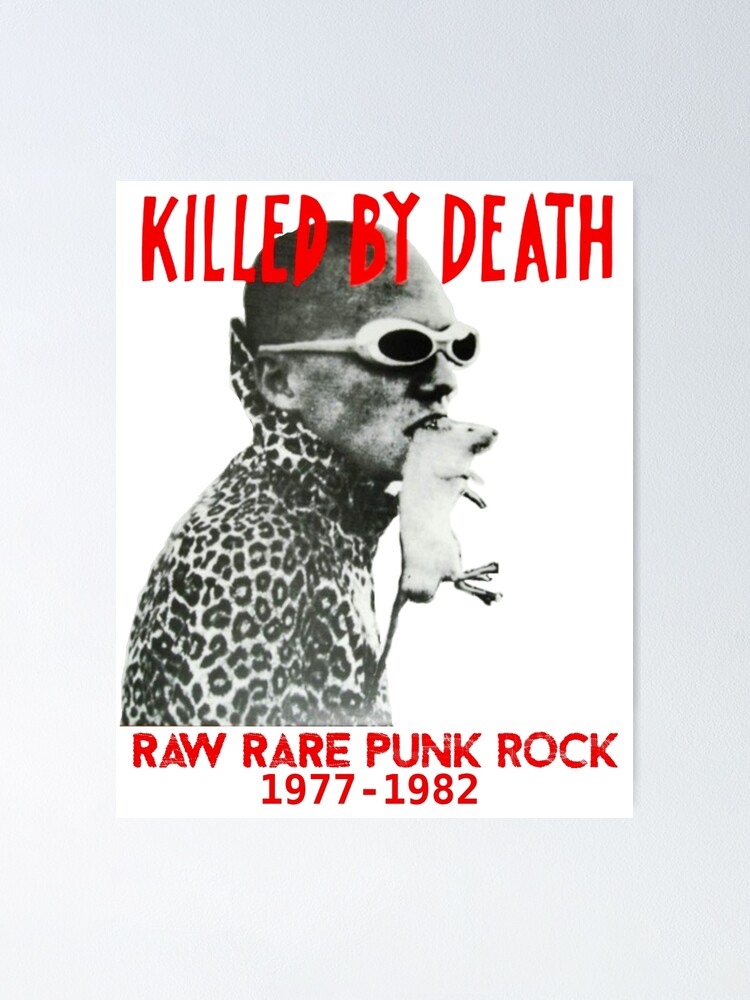 Killed by Death - Raw Rare Punk Rock 77-82 T-Shirt KBD Compilation Series |  Poster