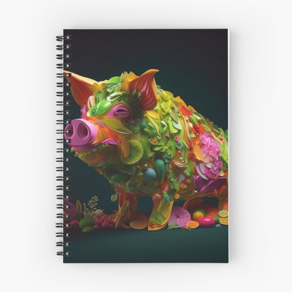 Item preview, Cute Colorful Piggy designed and sold by aiphotosart.