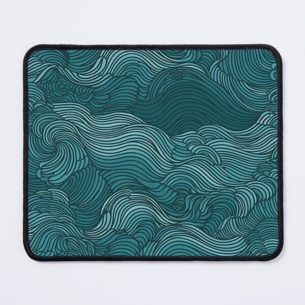 Item preview, Green Waves Pattern designed and sold by UlDesigns.