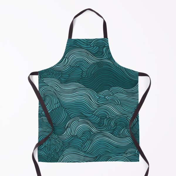 Item preview, Green Waves Pattern designed and sold by UlDesigns.