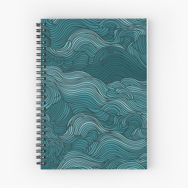 Item preview, Green Waves Pattern designed and sold by UlDesigns.