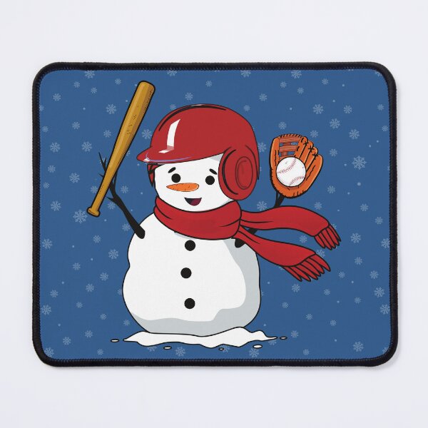 Item preview, Funny snowman playing baseball designed and sold by Donutlovers.