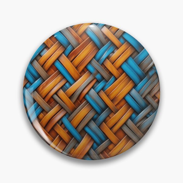 Item preview, Blue and Orange Wicker Pattern designed and sold by UlDesigns.