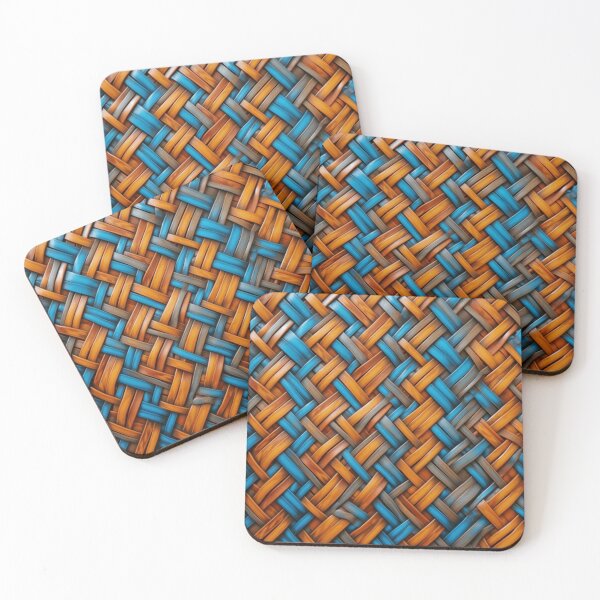 Item preview, Blue and Orange Wicker Pattern designed and sold by UlDesigns.
