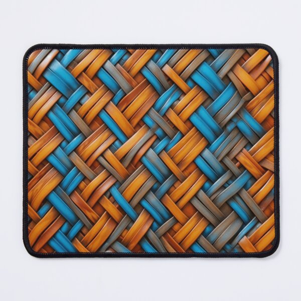 Item preview, Blue and Orange Wicker Pattern designed and sold by UlDesigns.